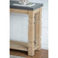 A&B Home 42" x 31" Bundle of 7 Rectangular Gray Wooden Console Table
