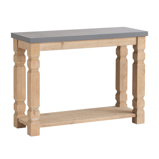 A&B Home 42" x 31" Bundle of 7 Rectangular Gray Wooden Console Table