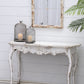 A&B Home 46" x 30" Bundle of 8 Weathered Off-White Console Table