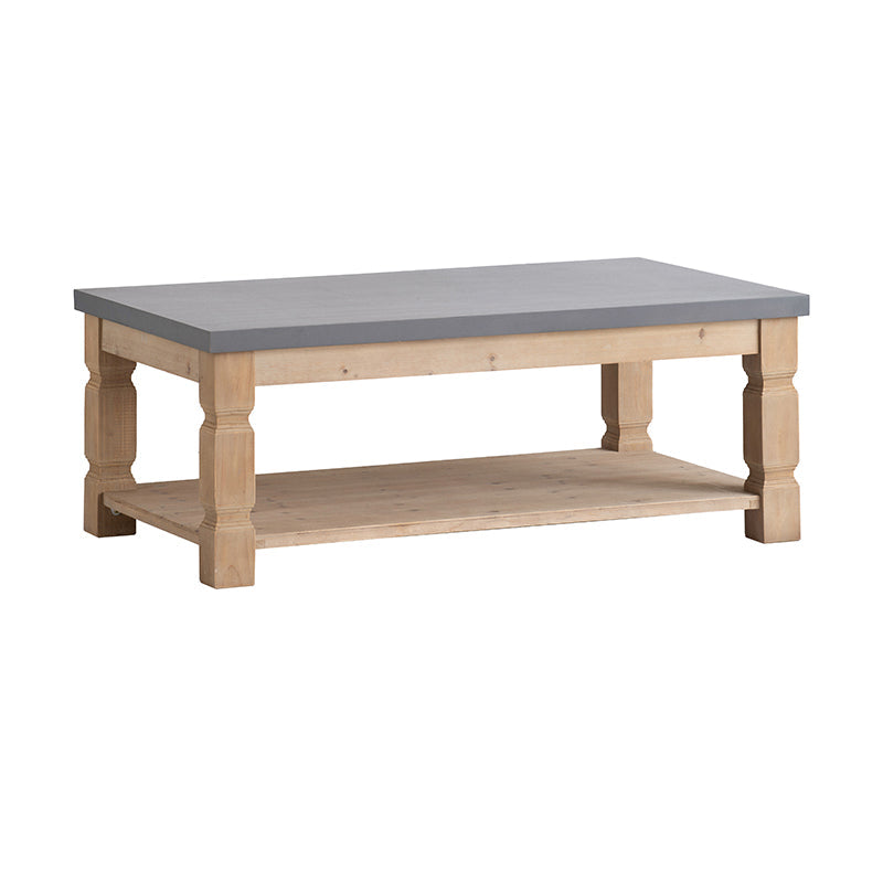 A&B Home 48" x 19" Bundle of 6 Rectangular Gray Coffee Table