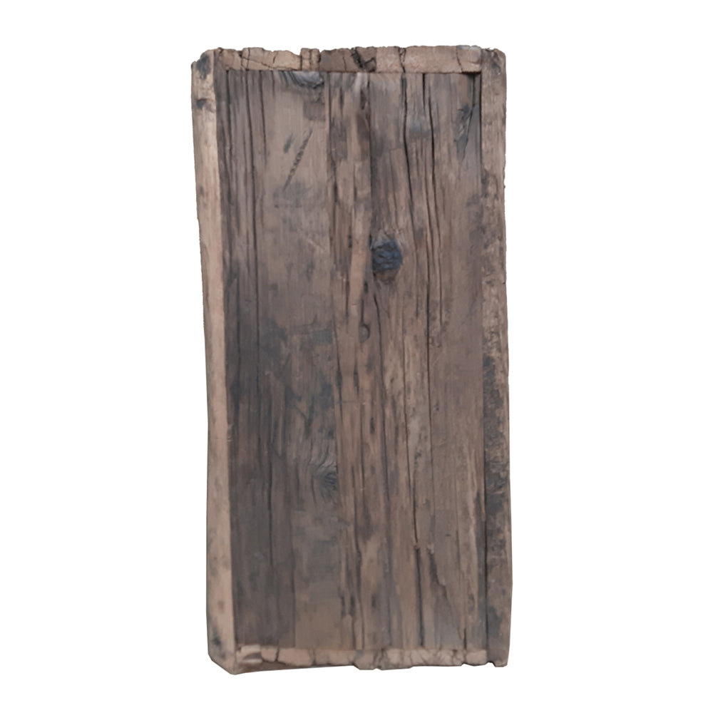 A&B Home 53" x 32" Bundle of 2 Cube Rustic Tabletop With Wood Console Table