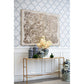 A&B Home 56" x 30" Bundle of 12 Antique Gold Mirrored Tabletop Console Table With Criss-Cross Details