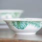 A&B Home 6" Bundle of 49 Set Of Four Round White and Green Botanical Print Cereal Bowls