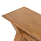 A&B Home 69" x 18" Bundle of 7 Long Brown Cross Bench