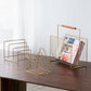 A&B Home 7" Bundle of 174 Gold Metal Magazine Rack