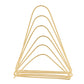 A&B Home 7" Bundle of 174 Gold Metal Magazine Rack