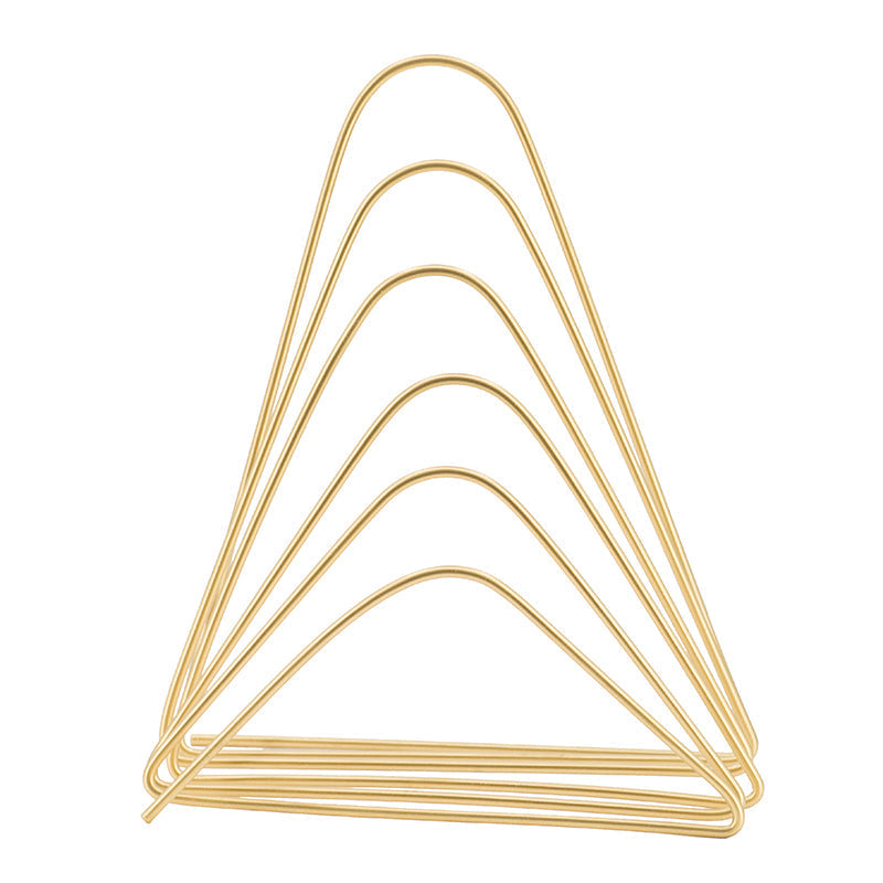 A&B Home 7" Bundle of 174 Gold Metal Magazine Rack