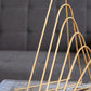 A&B Home 7" Bundle of 174 Gold Metal Magazine Rack