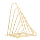 A&B Home 7" Bundle of 174 Gold Metal Magazine Rack