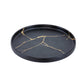 A&B Home 8" Bundle of 168 Japanese-Inspired Black With Gold Detail Dinner Plate