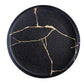 A&B Home 8" Bundle of 168 Japanese-Inspired Black With Gold Detail Dinner Plate