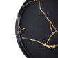A&B Home 8" Bundle of 168 Japanese-Inspired Black With Gold Detail Dinner Plate