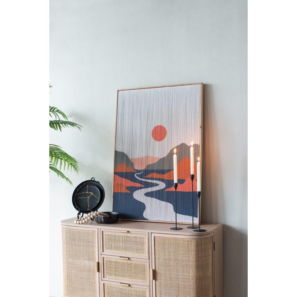 A&B Home 8" Bundle of 168 Japanese-Inspired Black With Gold Detail Dinner Plate