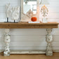 A&B Home Alcott 59" x 32" Bundle of 5 Rectangular Whitewash Buffet Table With Wooden Tabletop