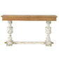 A&B Home Alcott 59" x 32" Bundle of 5 Rectangular Whitewash Buffet Table With Wooden Tabletop