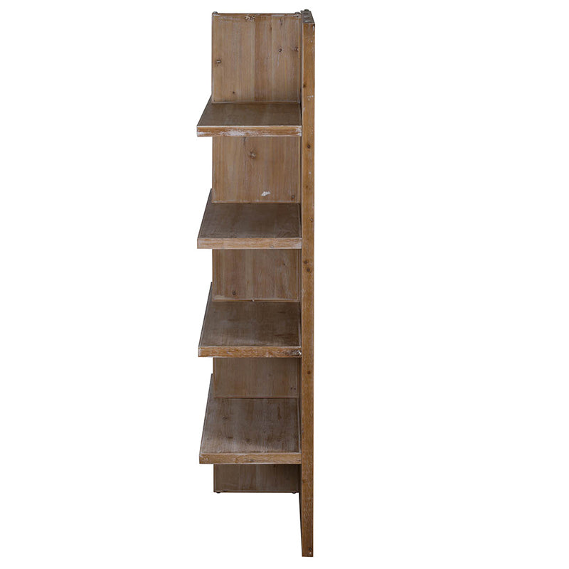 A&B Home Amell 46" x 70" Bundle of 6 Rectangular Natural Brown Four Segmented Wooden Shelves