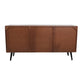 A&B Home Asther 63" x 35" Bundle of 2 Rectangular Wooden Sideboard With 3 Doors