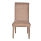 A&B Home Belmont 22" x 42" Bundle of 8 Beige Fabric Upholstery Rubberwood Chair