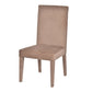 A&B Home Belmont 22" x 42" Bundle of 8 Beige Fabric Upholstery Rubberwood Chair