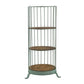 A&B Home Charlotte 26" x 67" Bundle of 8 Birdcage Antique Nickel Metal Frame Three-Tiered Shelves