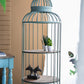 A&B Home Charlotte 26" x 67" Bundle of 9 Birdcage Antique Nickel Metal Frame Three-Tiered Shelves