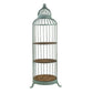 A&B Home Charlotte 26" x 67" Bundle of 9 Birdcage Antique Nickel Metal Frame Three-Tiered Shelves