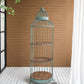 A&B Home Charlotte 26" x 67" Bundle of 9 Birdcage Antique Nickel Metal Frame Three-Tiered Shelves