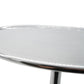 A&B Home Cheshire 16" x 23" Bundle of 18 Round Aluminum Tabletop With Aluminum Side Table