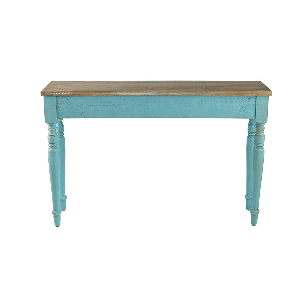 A&B Home Claremore 52" x 33" Bundle of 9 Rectangular Blue Wooden Console Table