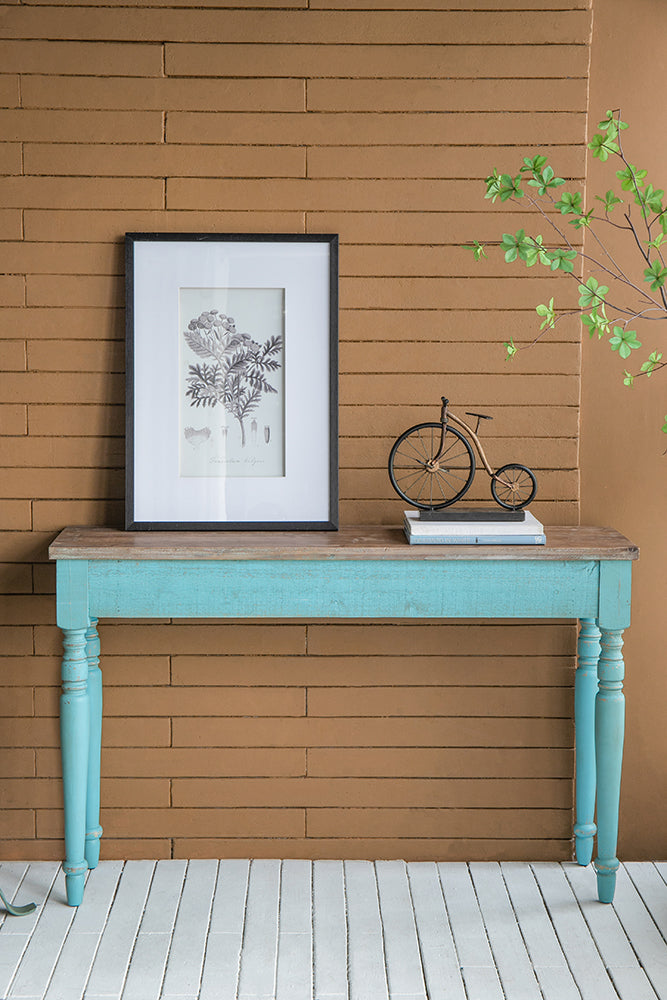 A&B Home Claremore 52" x 33" Bundle of 9 Rectangular Blue Wooden Console Table