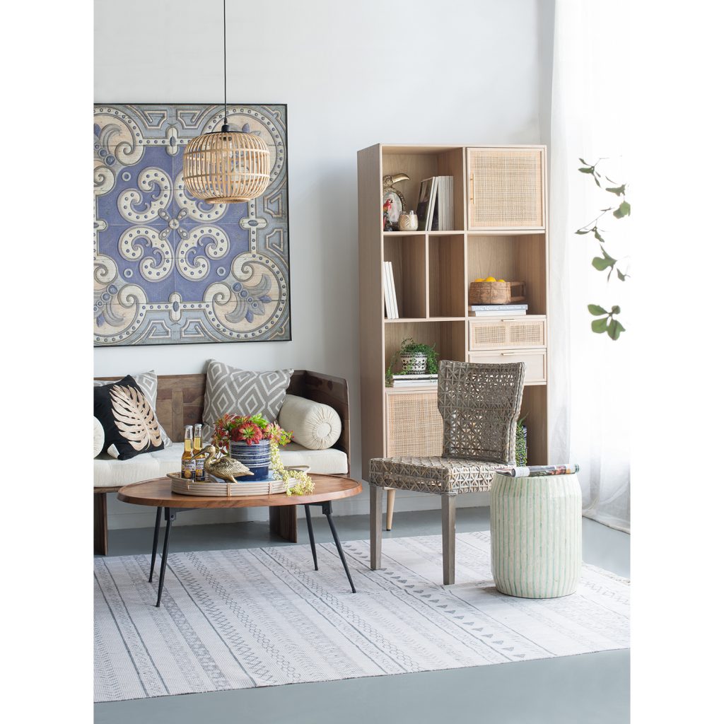 A&B Home Condro 22" x 34" Bundle of 16 Weathered Gray Woven Fabric Chair