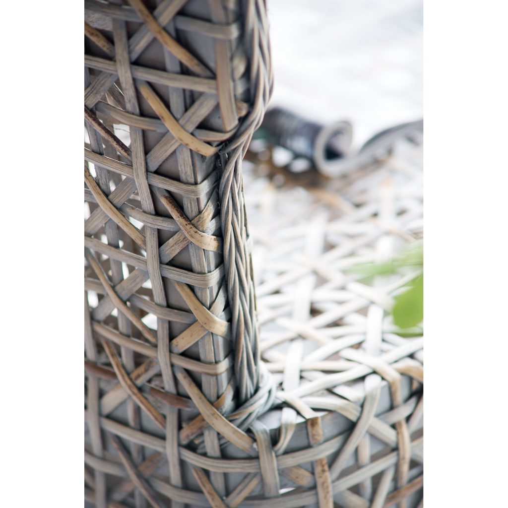 A&B Home Condro 22" x 34" Bundle of 16 Weathered Gray Woven Fabric Chair