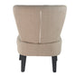 A&B Home Doris 25" x 33" Bundle of 12 Taupe Slipper Chair