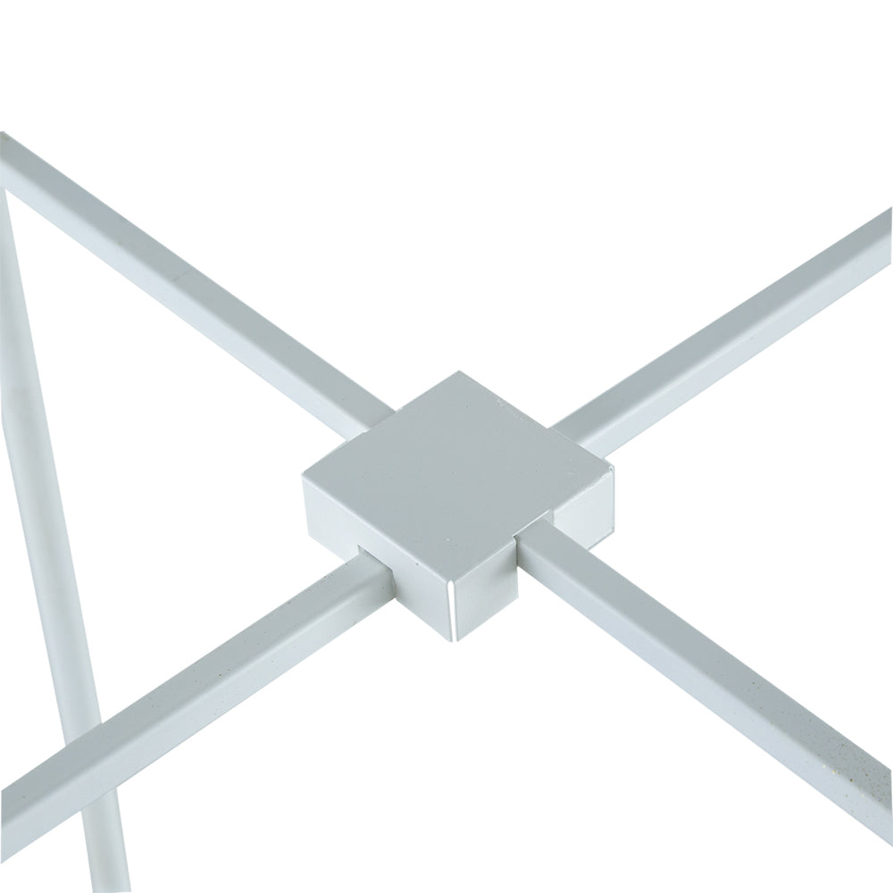 A&B Home Hannes 6" x 40" Bundle of 15 Round 3-Tier Gold and White Shelving