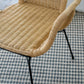 A&B Home Januar 26" x 34" Bundle of 12 Light Brown Rattan Chair