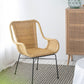 A&B Home Januar 26" x 34" Bundle of 12 Light Brown Rattan Chair