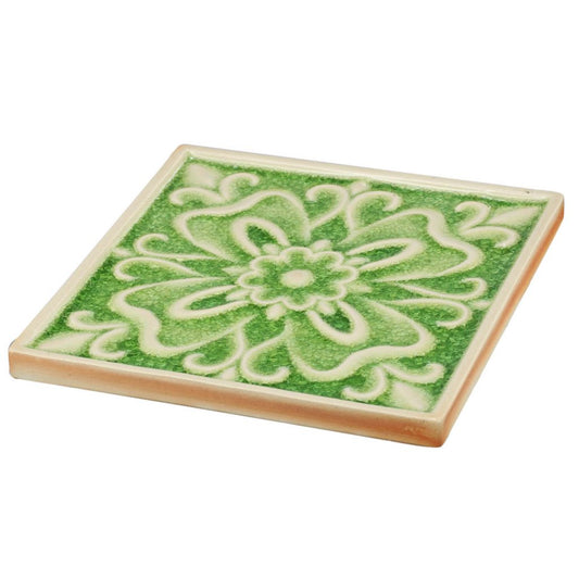 A&B Home Kelly Shamrock 8" x 8" Bundle of 103 Cream and Green Ceramic Decorative Plate