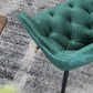 A&B Home Luppino 24" x 34" Set of Two Bundle of 7 Tufted Green Velvet Dining Chairs