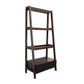 A&B Home Marcia 32" x 68" Bundle of 5 Dark Brown Ladder Shelf