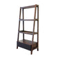 A&B Home Marcia 32" x 68" Bundle of 5 Dark Brown Ladder Shelf