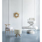 A&B Home Mongolian 49" x 19" Bundle of 3 Standard White Upholstered Fur and Acrylic Bench