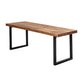 A&B Home Mongolian 52" x 18" Bundle of 10 Standard Brown Wood Bench