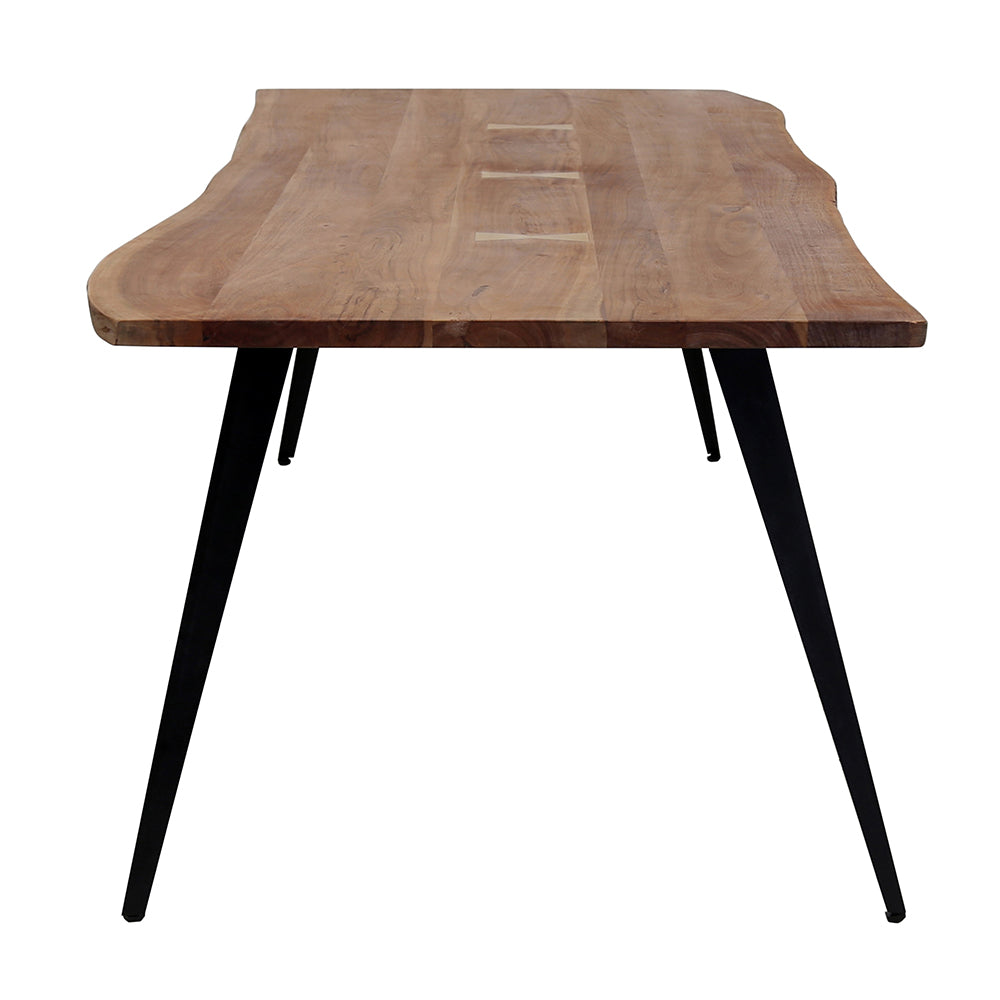 A&B Home Ramirez 71" x 30" Bundle of 3 Rectangular Brown and Black Coffee Table