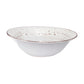 A&B Home Rustic Flare 10" Bundle of 115 Pieces Round Antique White With Swirling Pattern Serving Bowl