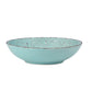 A&B Home Rustic Flare 8" Bundle of 267 Pieces Round Antique Turquoise With Swirling Pattern Serving Bowl