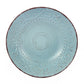 A&B Home Rustic Flare 8" Bundle of 408 Pieces Round Antique Turquoise With Swirling Pattern Serving Bowl