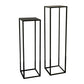 A&B Home Set Of Two Bundle of 22 Black Metal Frame Plant Stand