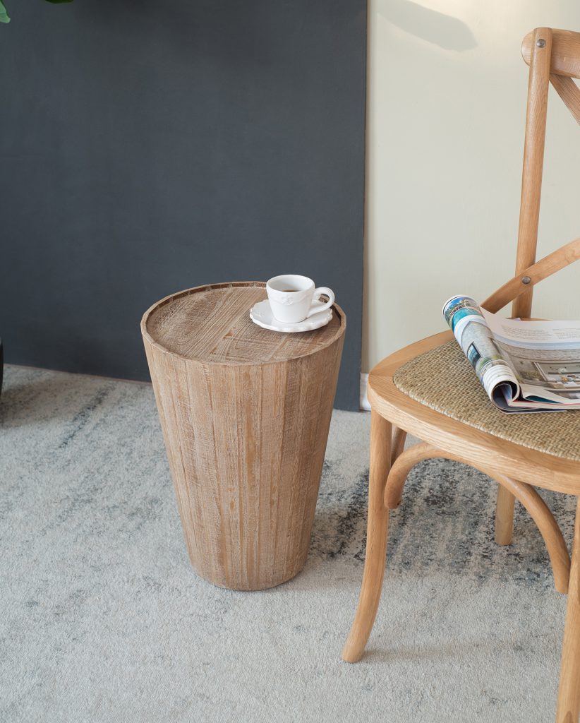 A&B Home Set of Two Bundle of 9 Wood Side Table