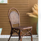 A&B Home Siera 19" x 36" Bundle of 13 Two-Toned Brown Rattan Dining Chair