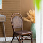 A&B Home Siera 19" x 36" Bundle of 13 Two-Toned Brown Rattan Dining Chair